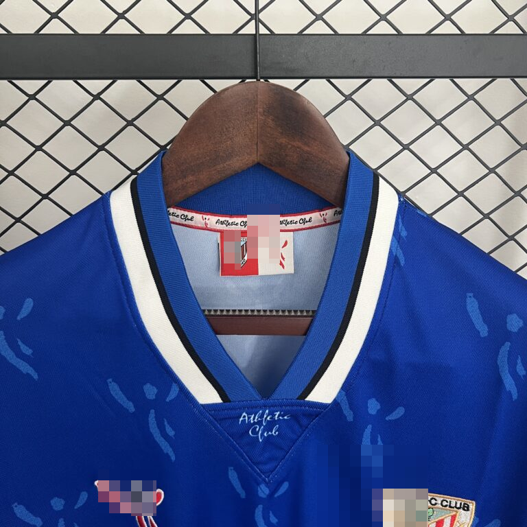 Camiseta retro Athletic Bilbao azul 2001-2003 segunda equipación - Imagen 3