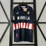 Camiseta retro Atlético Madrid azul 1997-1998 segunda equipación