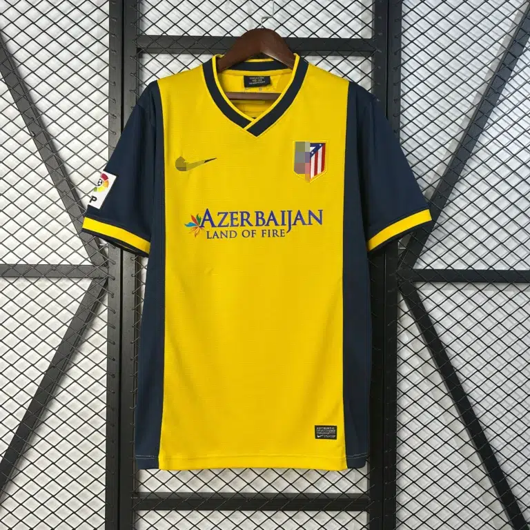 Camiseta retro Atlético Madrid amarillo 2013-2014 segunda equipación