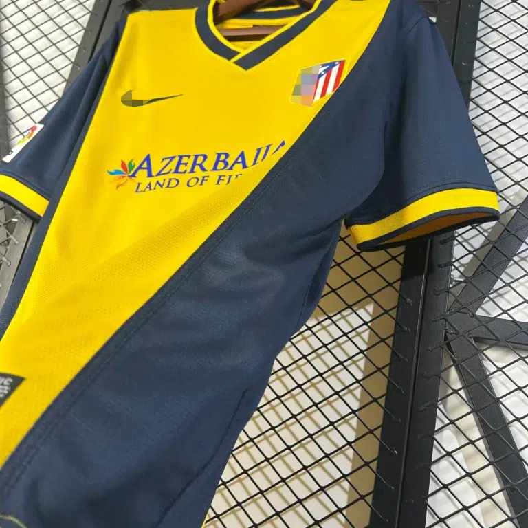 Camiseta retro Atlético Madrid amarillo 2013-2014 segunda equipación - Imagen 6