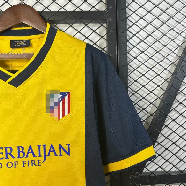 Camiseta retro Atlético Madrid amarillo 2013-2014 segunda equipación - Imagen 3