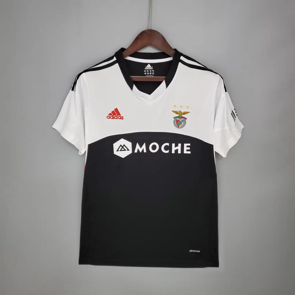 Camiseta retro Benfica negro/blanco 2013-2014 segunda equipación