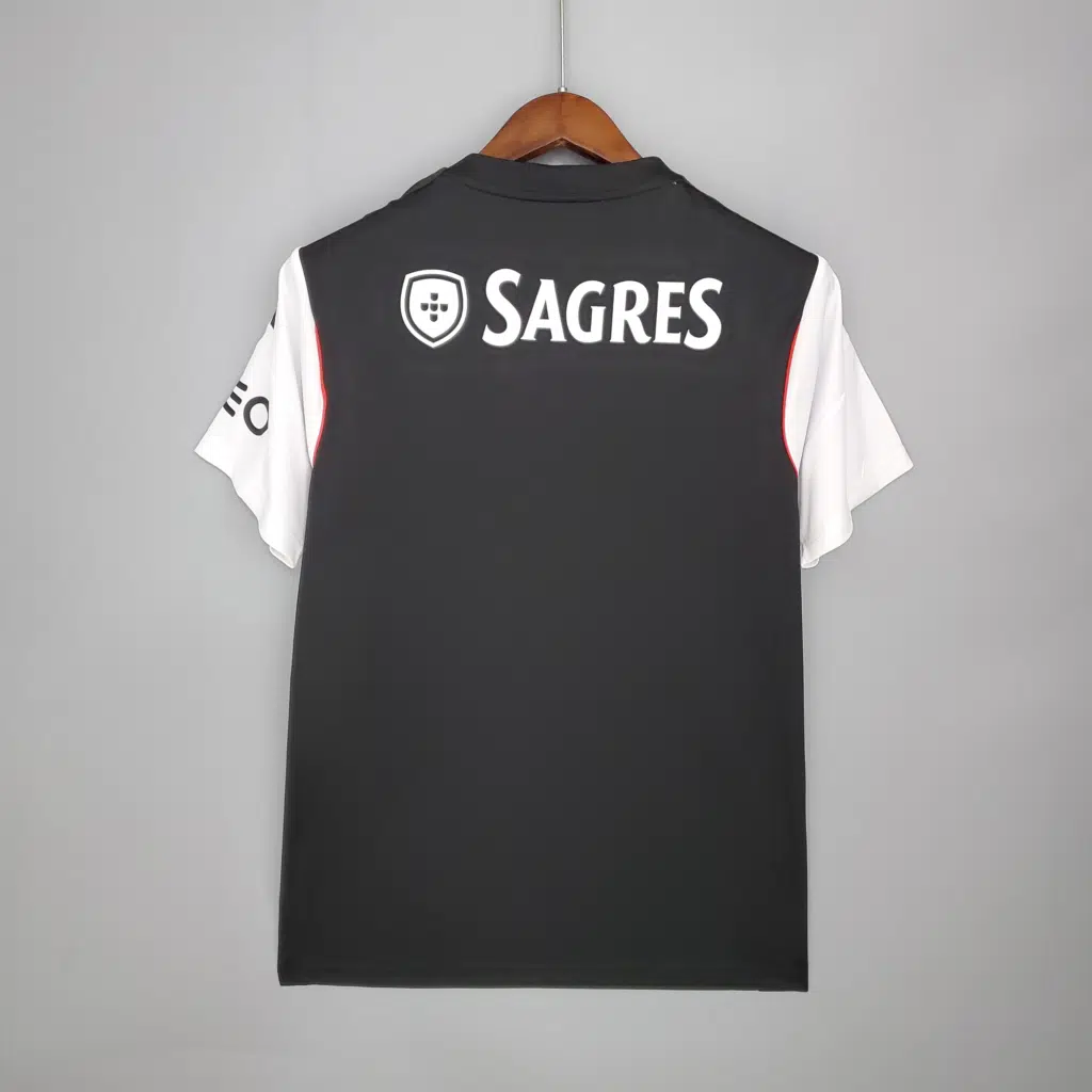 Camiseta retro Benfica negro/blanco 2013-2014 segunda equipación - Imagen 2