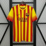 Camiseta retro FC Barcelona 2013-2014 amarillo/rojo segunda equipación