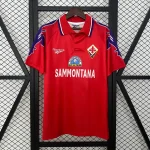 Camiseta retro Fiorentina 1995-1996 roja tercera equipación