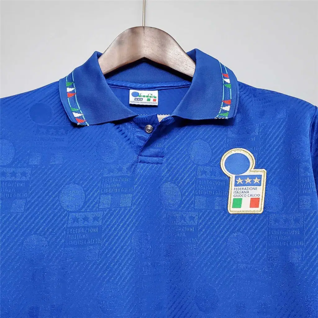 Camiseta retro Italia Roberto Baggio 1994 primera equipación - Imagen 3