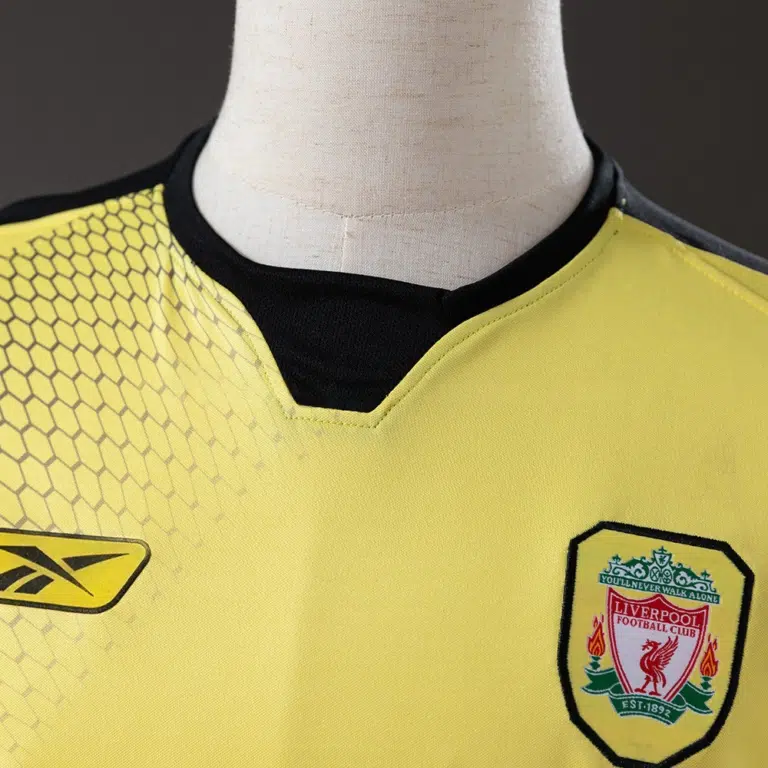 Camiseta retro Liverpool amarilla 2004-2005 segunda equipación - Imagen 3