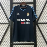 Camiseta retro Real Madrid azul 2003-2004 segunda equipación
