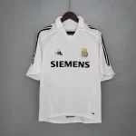 Camiseta retro Real Madrid Raúl 2005-2006 blanco primera equipación