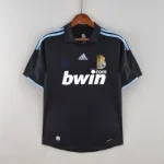 Camiseta retro Real Madrid negra 2009-2010 segunda equipación