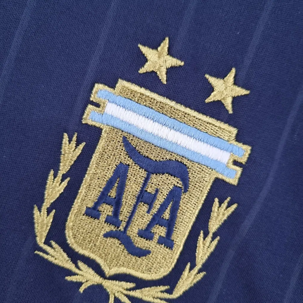 Camiseta retro azul Argentina 2006 segunda equipación - Imagen 7