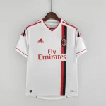 Camiseta retro blanca AC Milan 2011-2012 segunda equipación