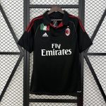 Camiseta retro negra AC Milan 2012-2013 tercera equipación