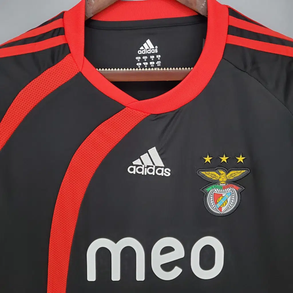 Camiseta retro negra Benfica 2009-2010 segunda equipación