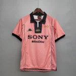 Camiseta retro rosa Juventus 1997-1998 segunda equipación