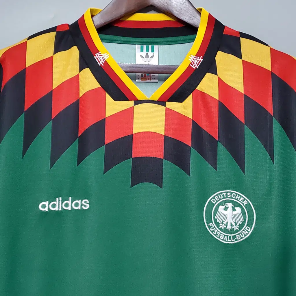 Camiseta retro verde Alemania 1994 segunda equipación - Imagen 2