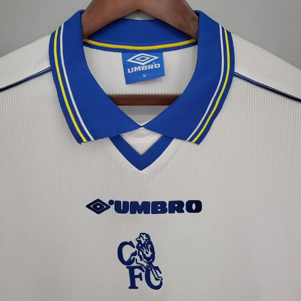 Chelsea 98/00 segunda equipación blanca - Imagen 3