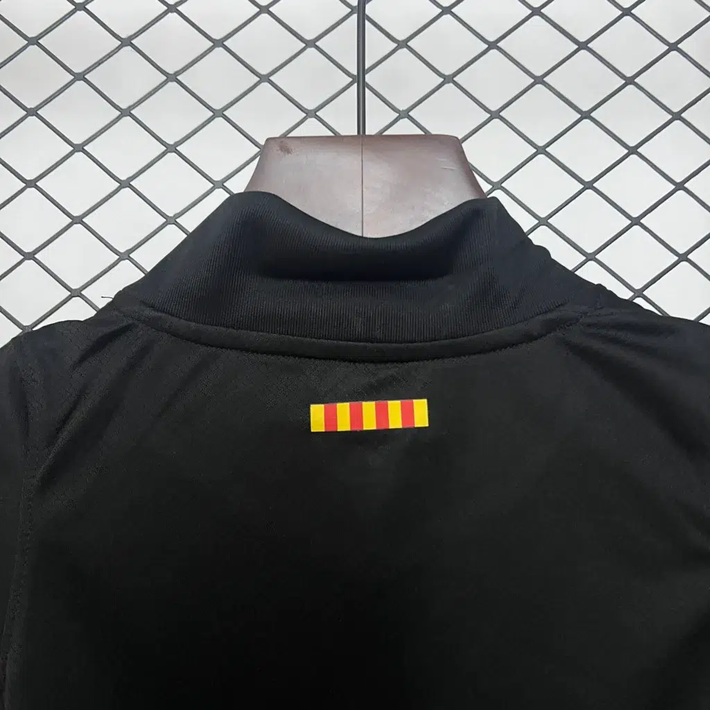 Conjunto FC Barcelona niño Spotify 2024-2025 negro segunda equipación - Imagen 3