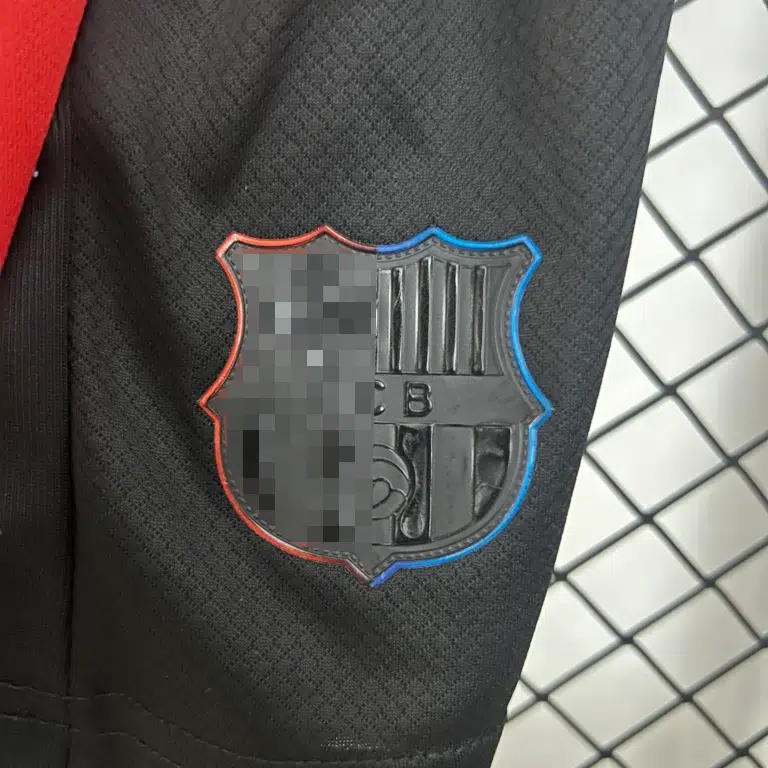 Conjunto FC Barcelona niño Spotify 2024-2025 negro segunda equipación - Imagen 4