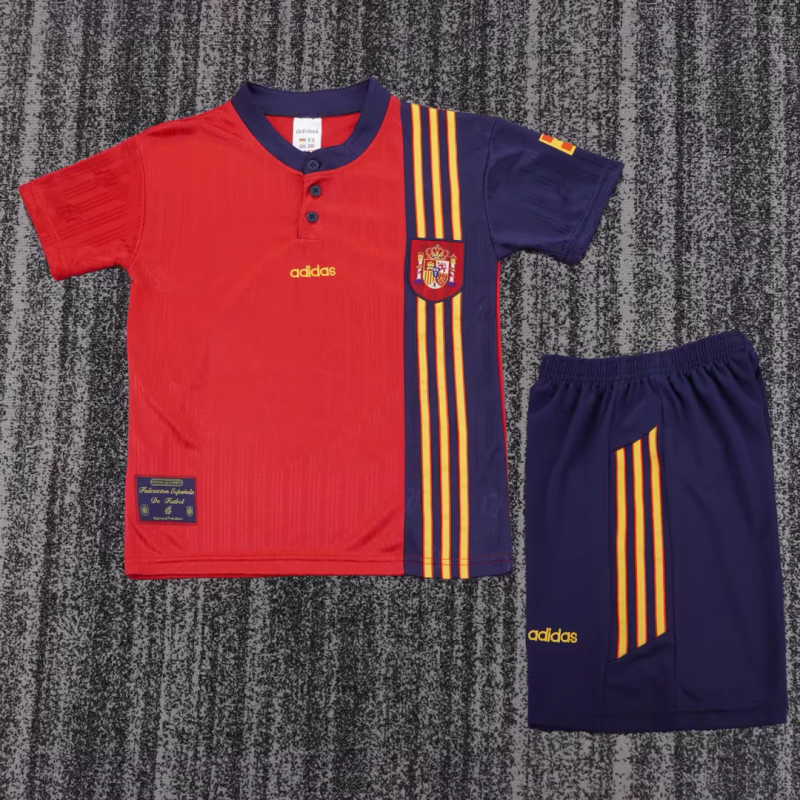 Conjunto Retro niño España 1996 CAMINERO primera equipación