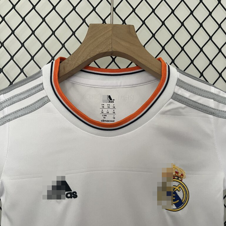 Conjunto retro niño blanco Real Madrid 2013-2014 primera equipación - Imagen 3