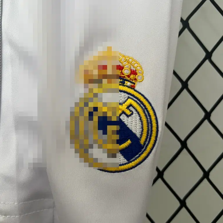 Conjunto retro niño blanco Real Madrid 2013-2014 primera equipación - Imagen 6