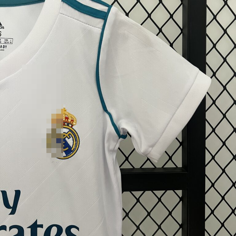 Conjunto retro niño Real Madrid 2017-2018 primera equipación - Imagen 7