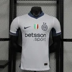 Camiseta del Inter de Milan 2024-2025 segunda equipación blanca versión jugador