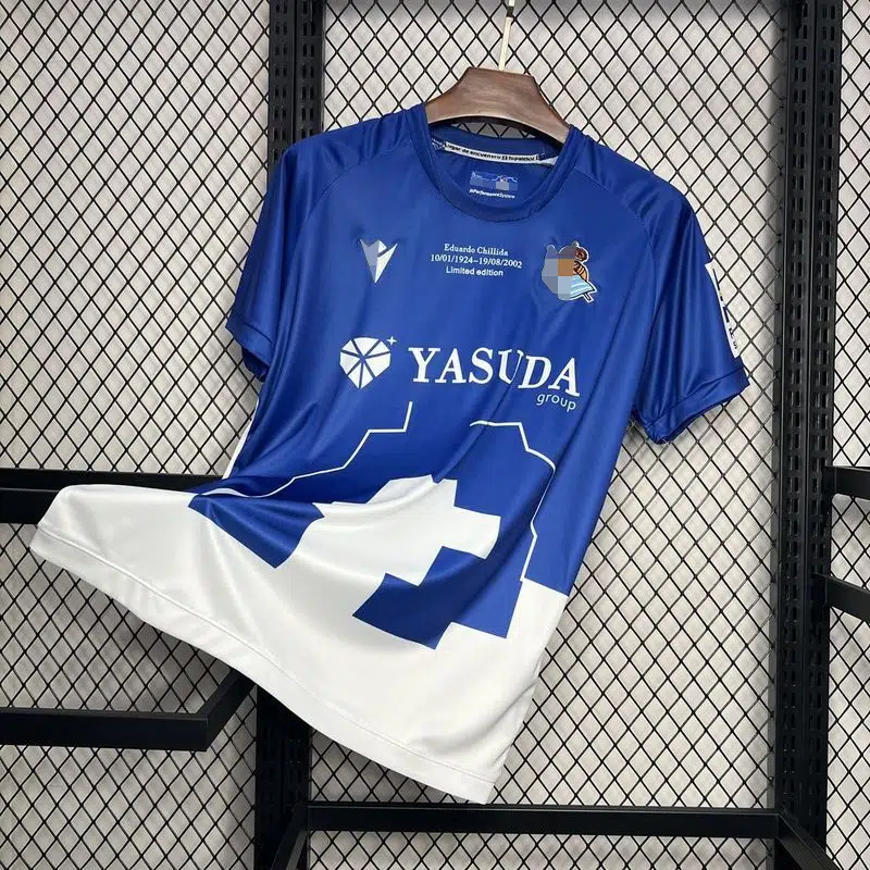 Camiseta Real Sociedad 2024-2025 azul edición especial versión fan
