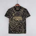 Camiseta PSG dorado 2022-2023 cuarta equipación versión fan