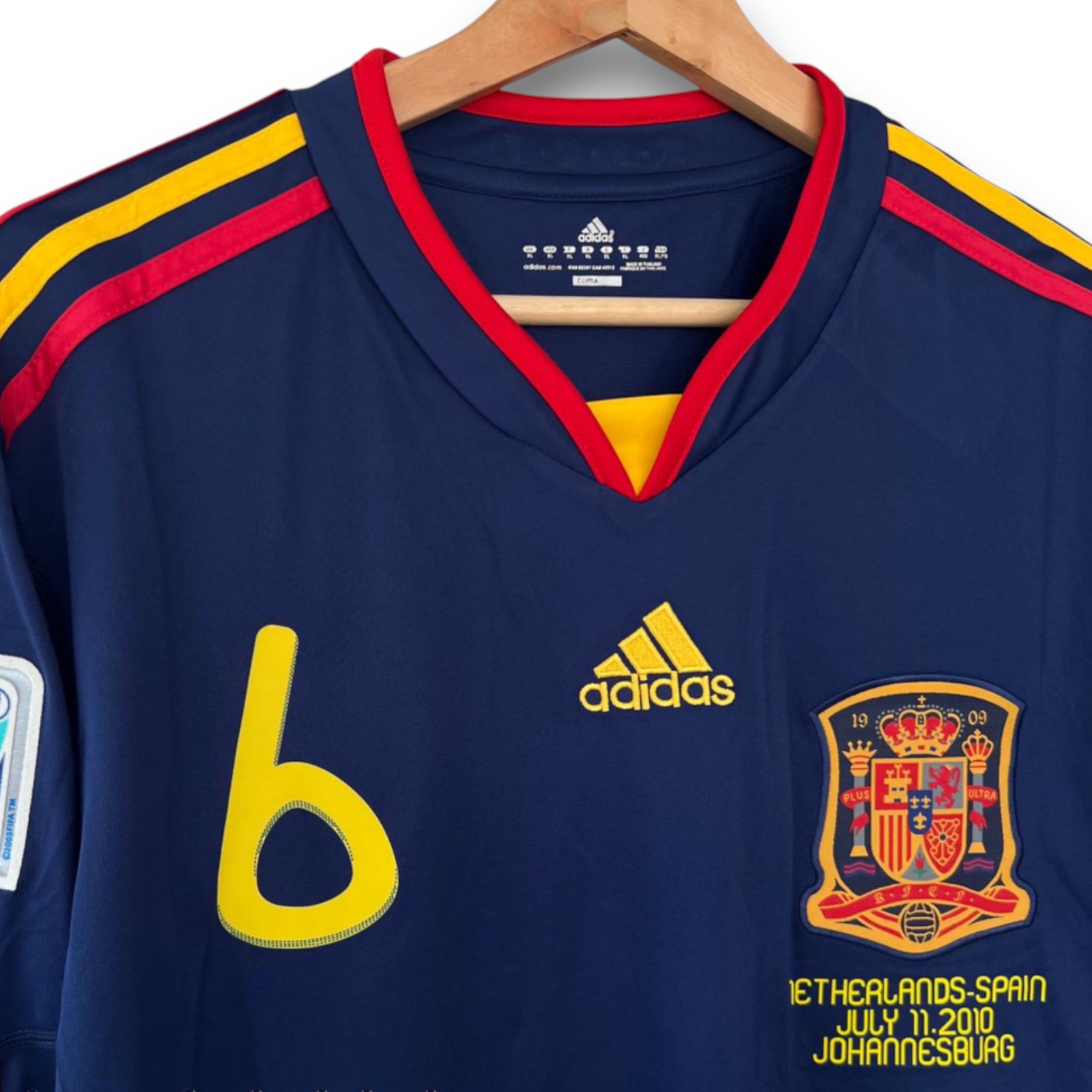 Camiseta España 2010 Visitante - Manga Larga - Imagen 2