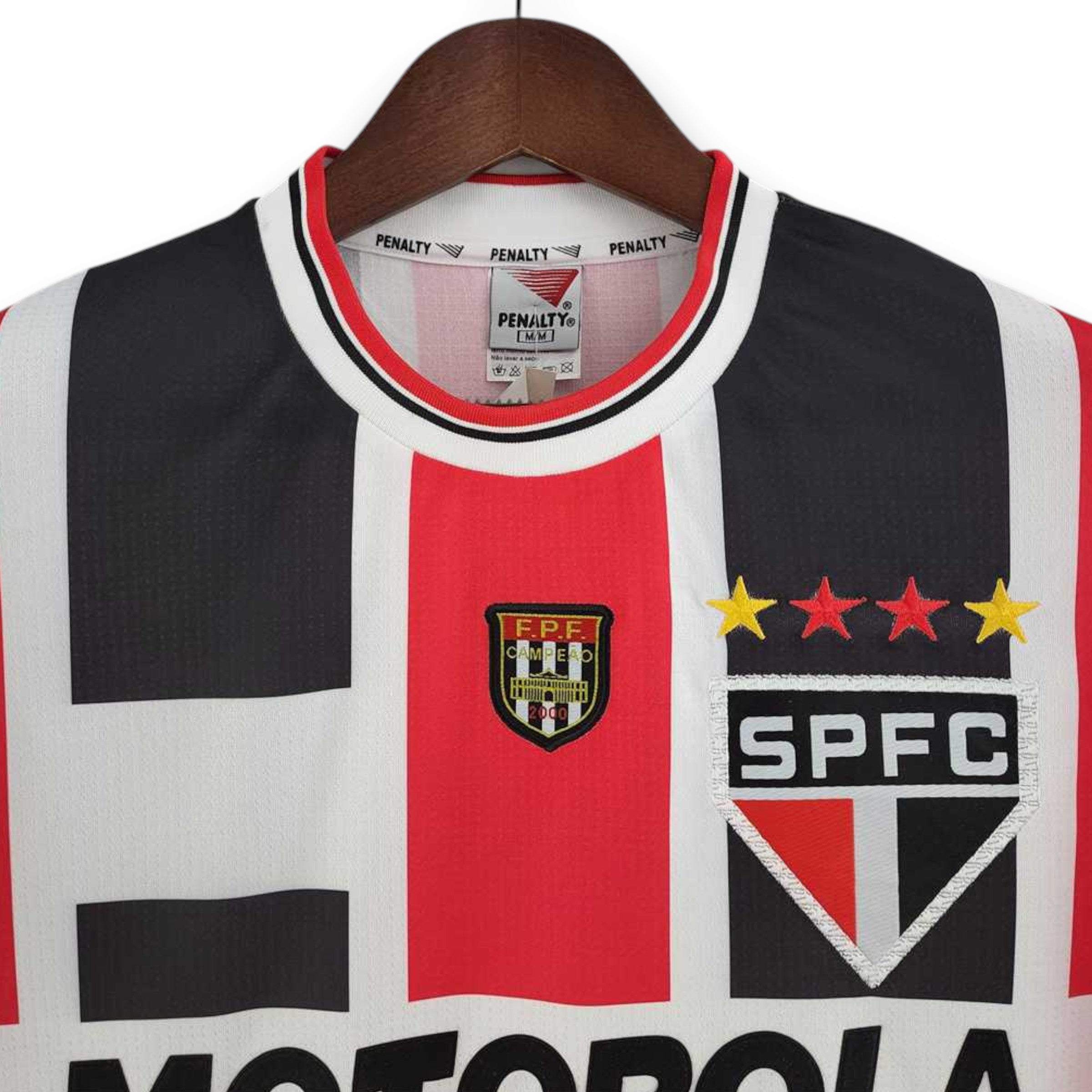Camiseta Sao Paulo 2000 Visitante manga corta para adulto - Imagen 2