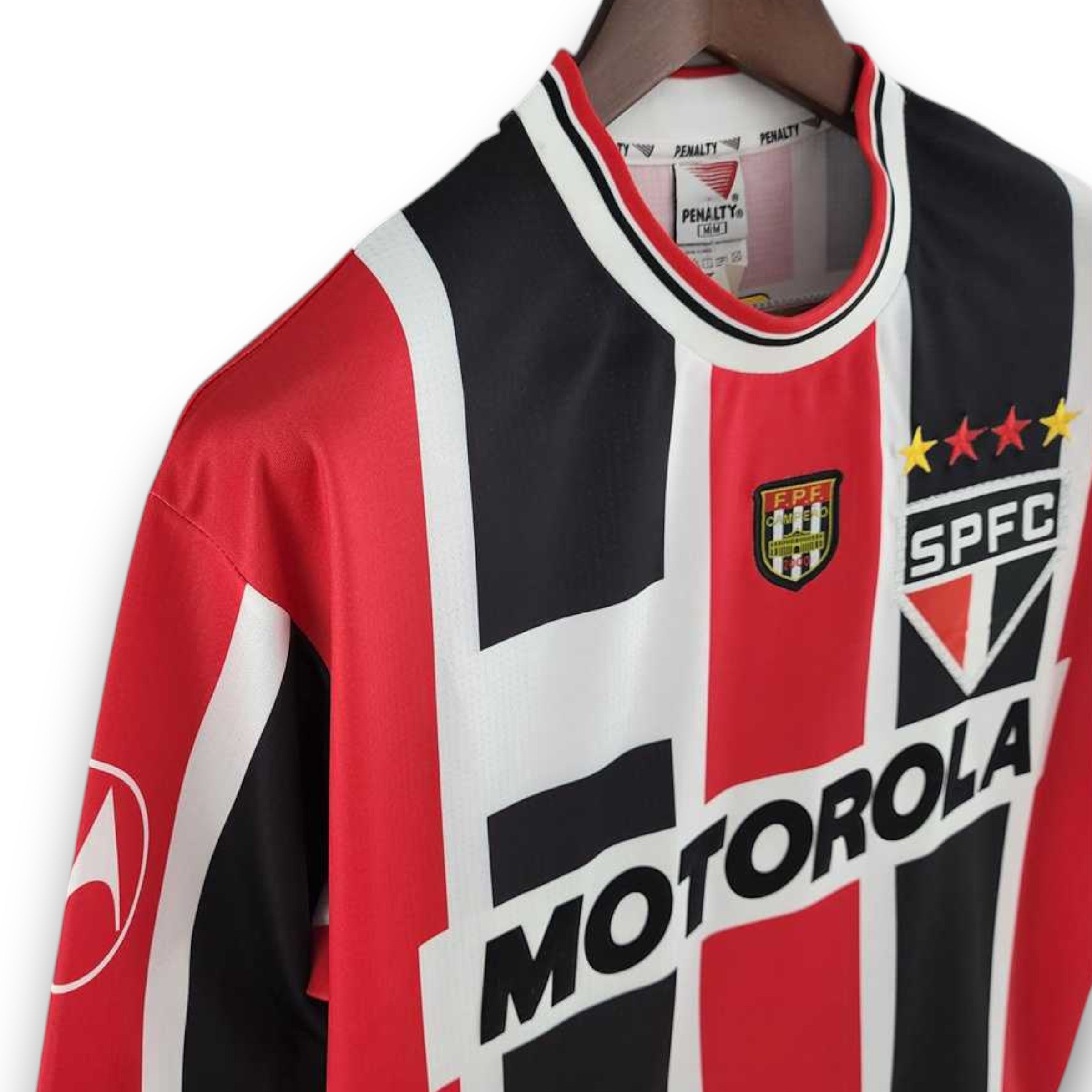 Camiseta Sao Paulo 2000 Visitante manga corta para adulto - Imagen 3