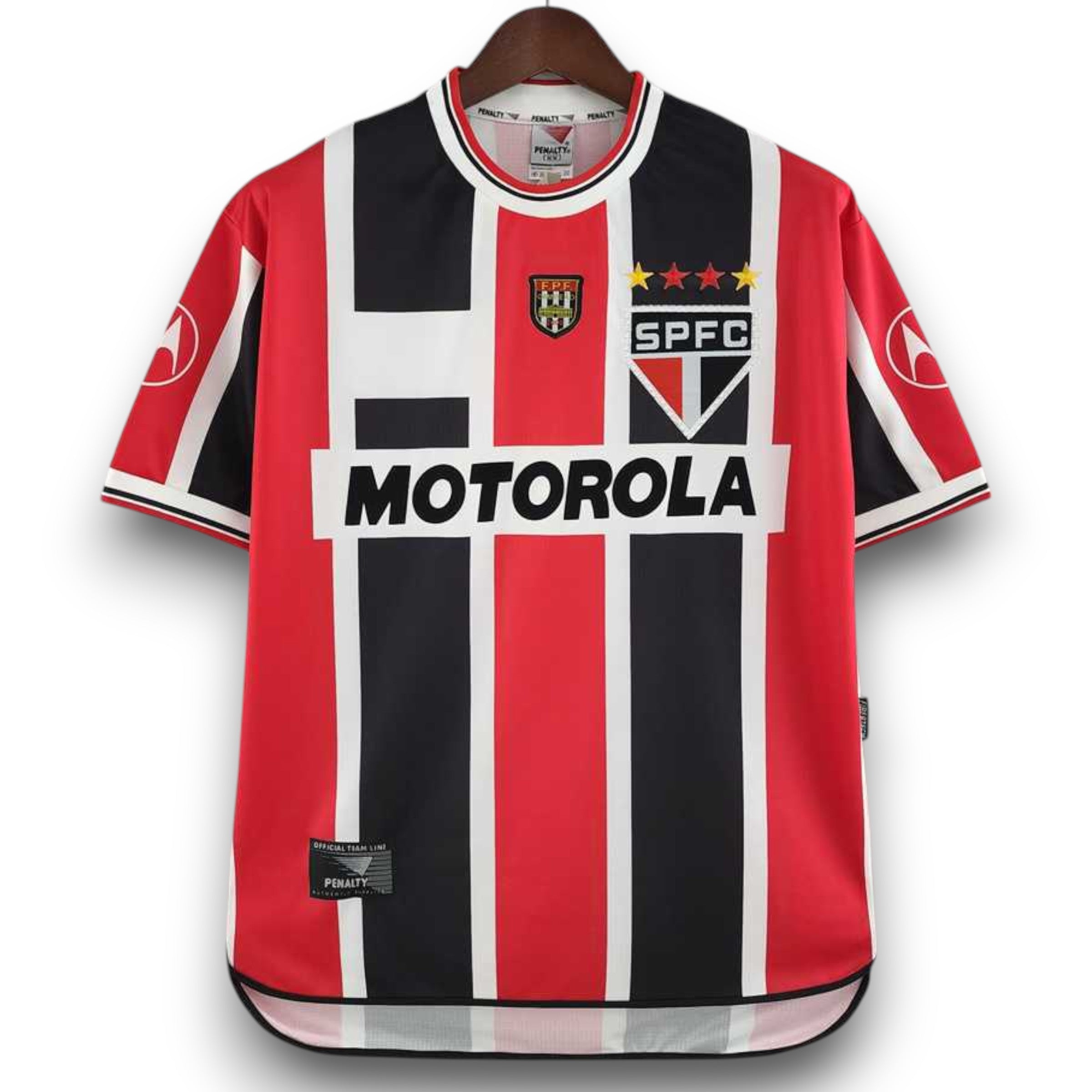 Camiseta Sao Paulo 2000 Visitante manga corta para adulto