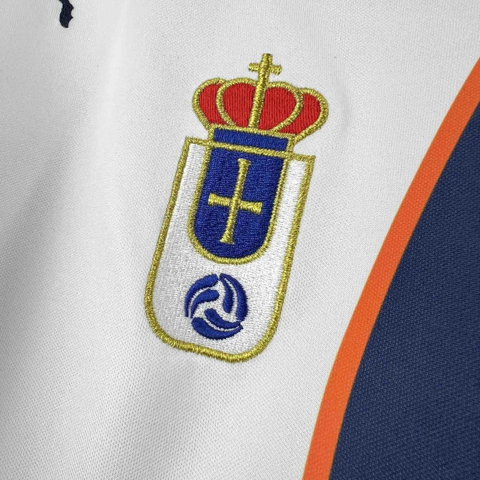 Camiseta Oviedo 2000-2001 Visitante manga corta para adulto - Imagen 2