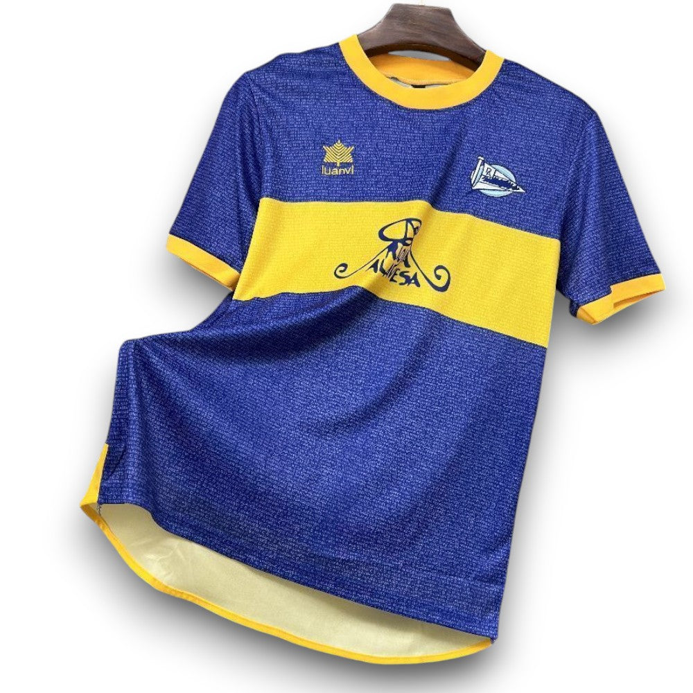 Camiseta Alavés 2000-2001 Final UEFA manga corta para adulto - Imagen 2