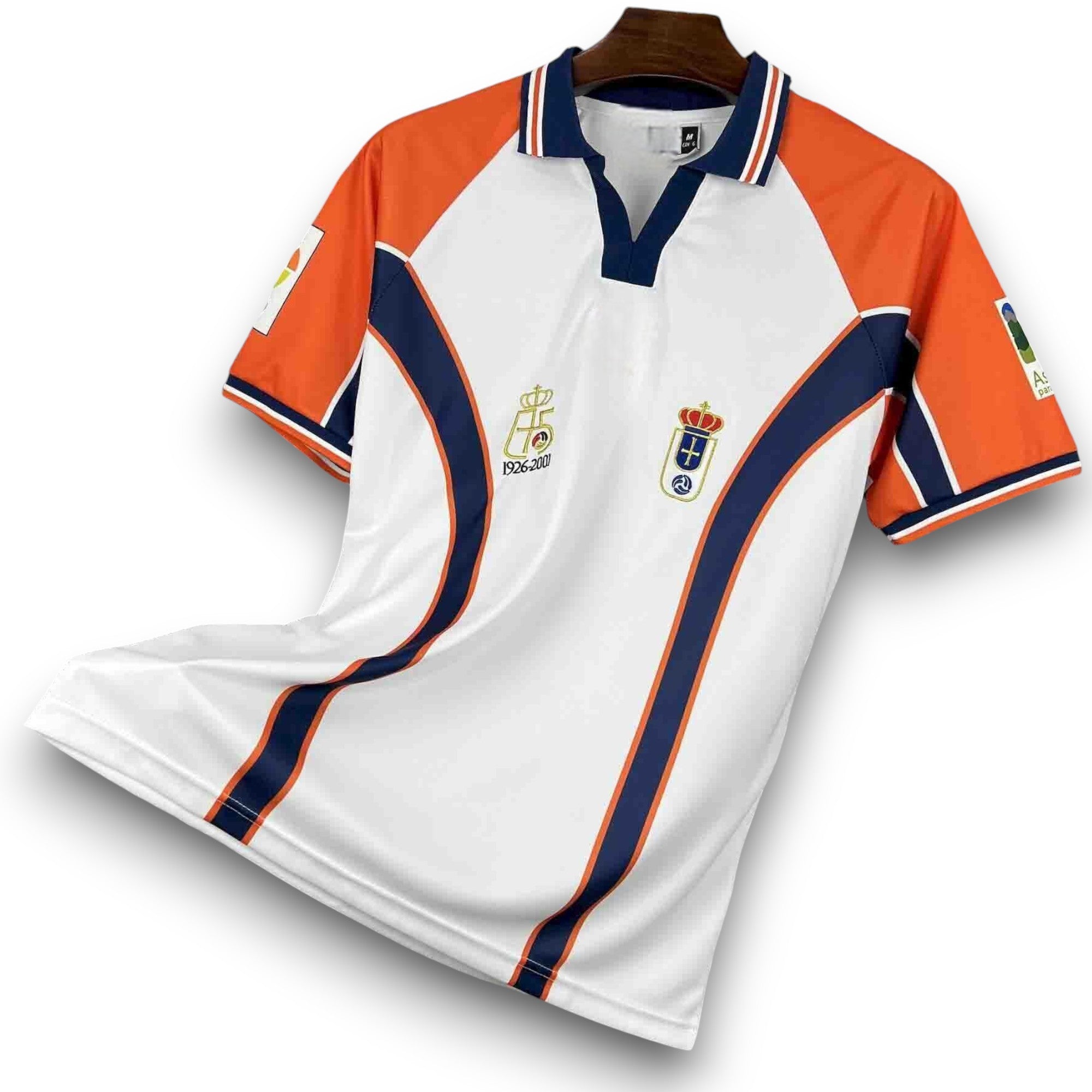 Camiseta Oviedo 2000-2001 Visitante manga corta para adulto