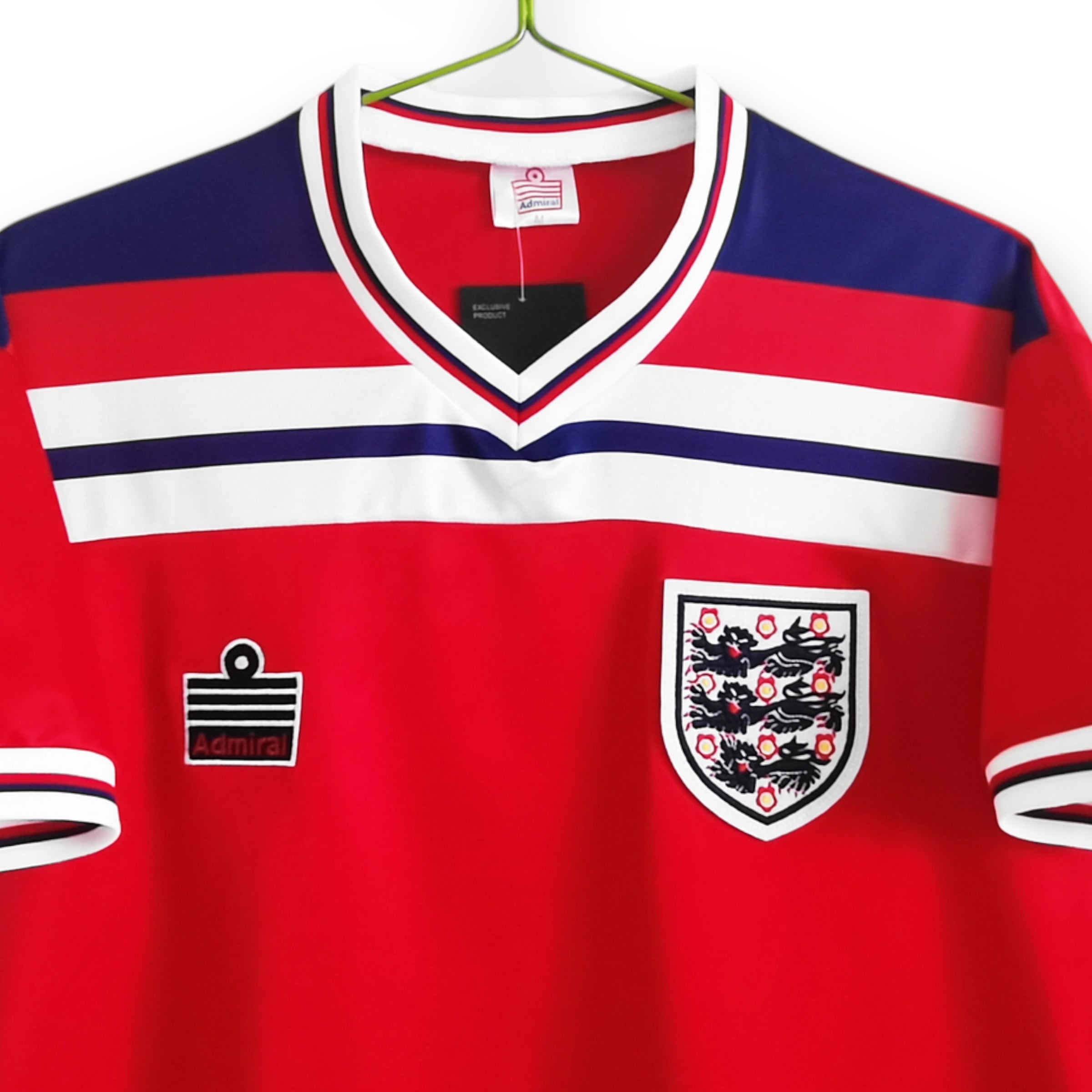 Camiseta Inglaterra 1980 Visitante manga corta para adulto - Imagen 2