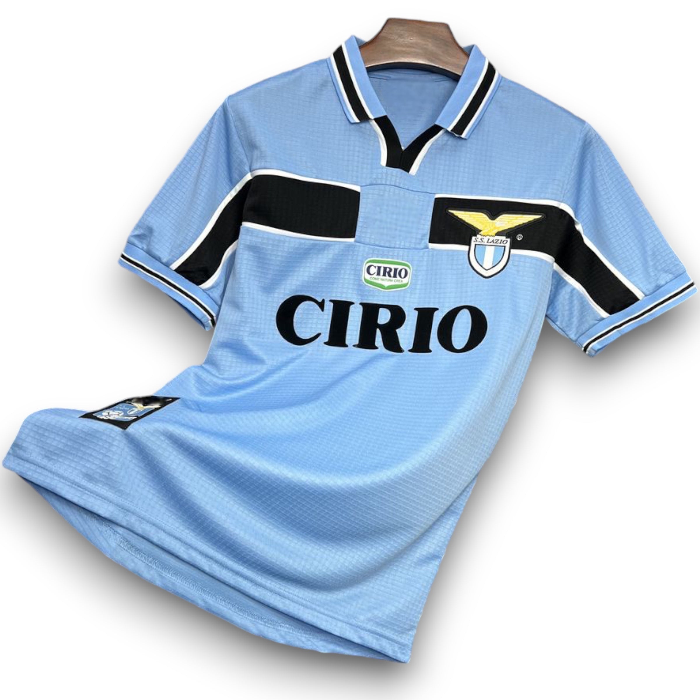 Camiseta Lazio 1998-2000 Local manga corta para adulto