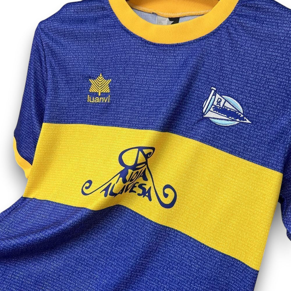 Camiseta Alavés 2000-2001 Final UEFA manga corta para adulto - Imagen 3