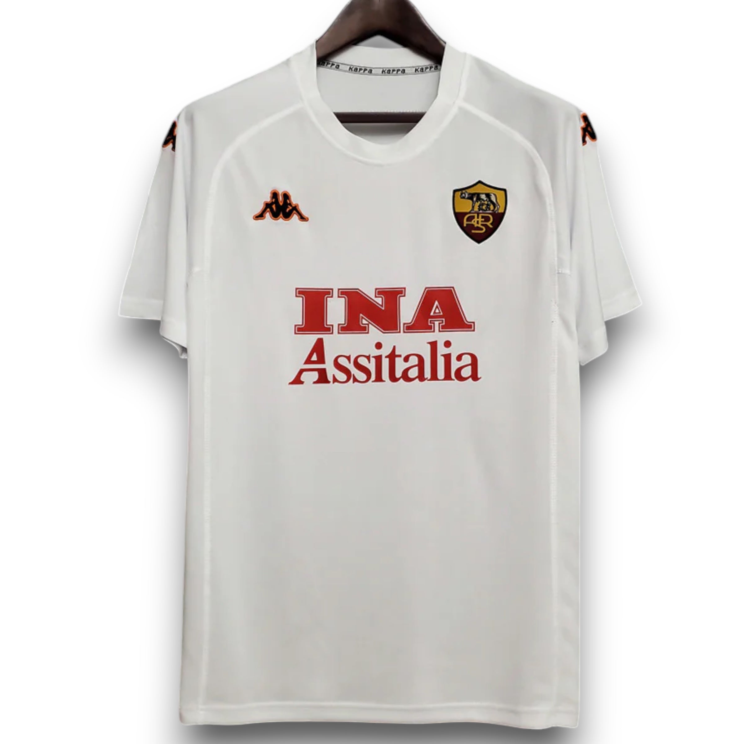 Camiseta AS Roma 2000-2001 Visitante manga corta para adulto