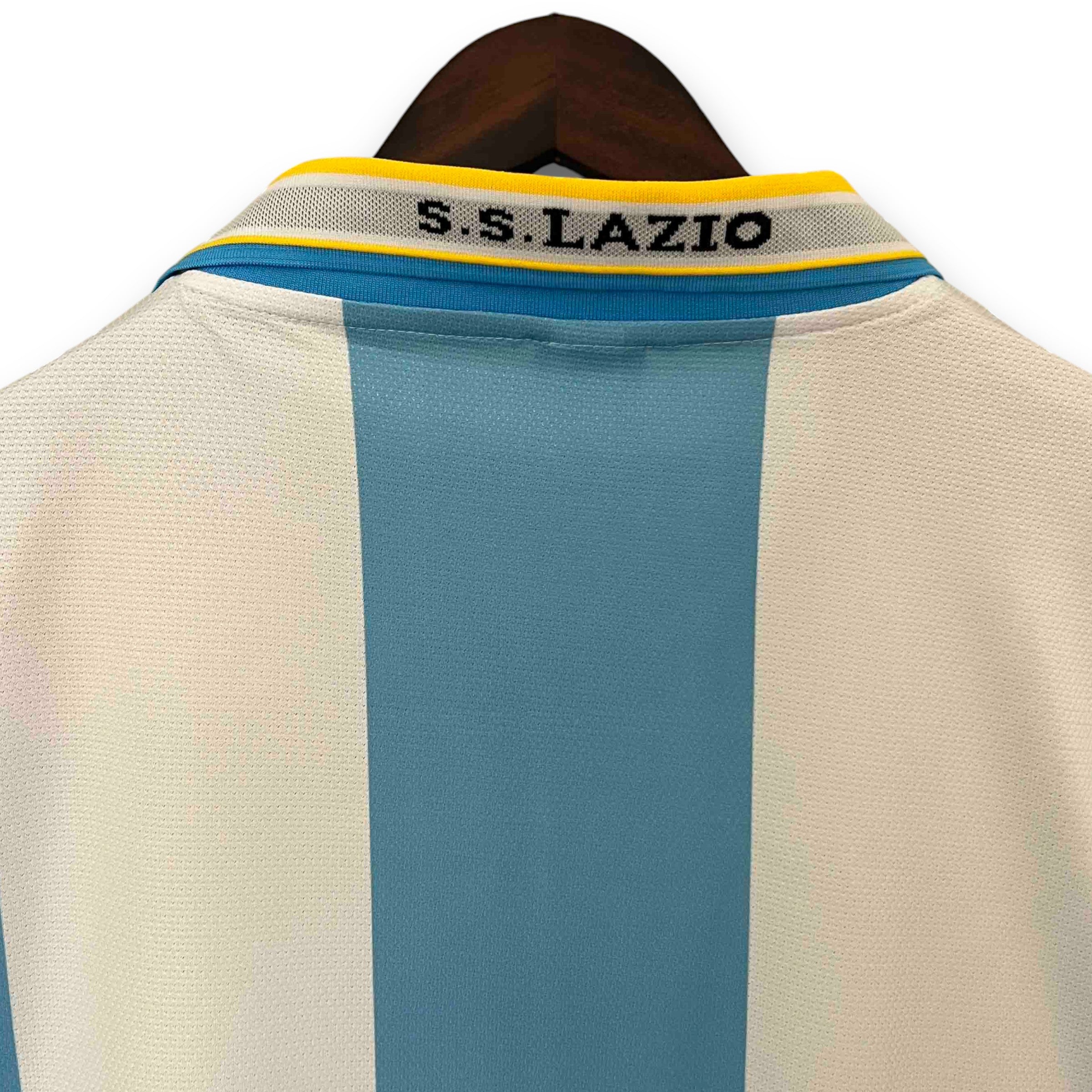 Camiseta Lazio 1999-2000 Local UEFA manga corta para adulto - Imagen 3