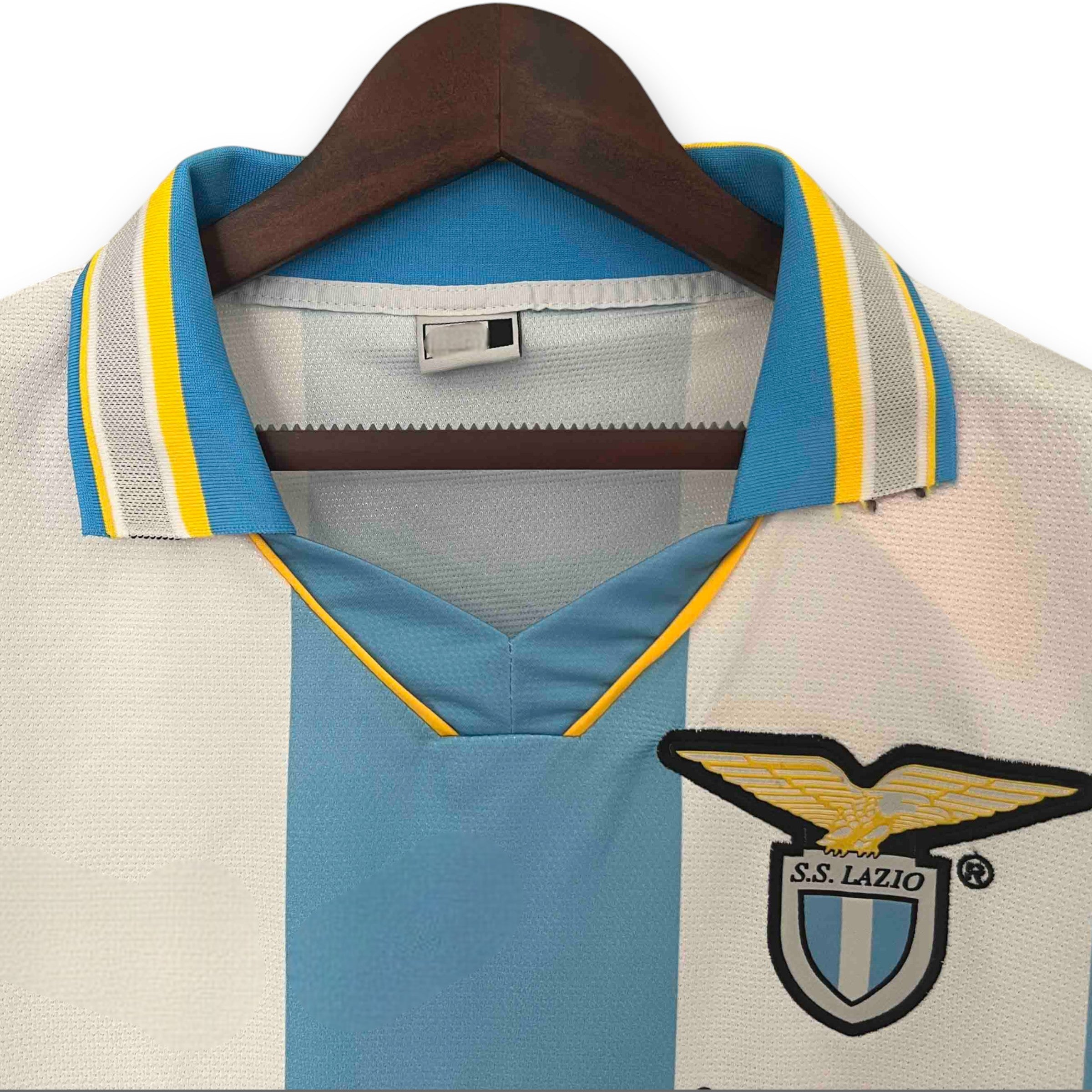 Camiseta Lazio 1999-2000 Local UEFA manga corta para adulto - Imagen 2