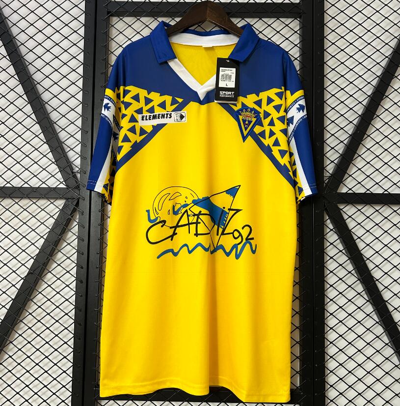 Camiseta Retro Cádiz 1ª Equipación 91/92 manga corta para adulto