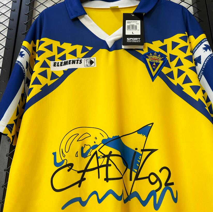 Camiseta Retro Cádiz 1ª Equipación 91/92 manga corta para adulto - Imagen 4