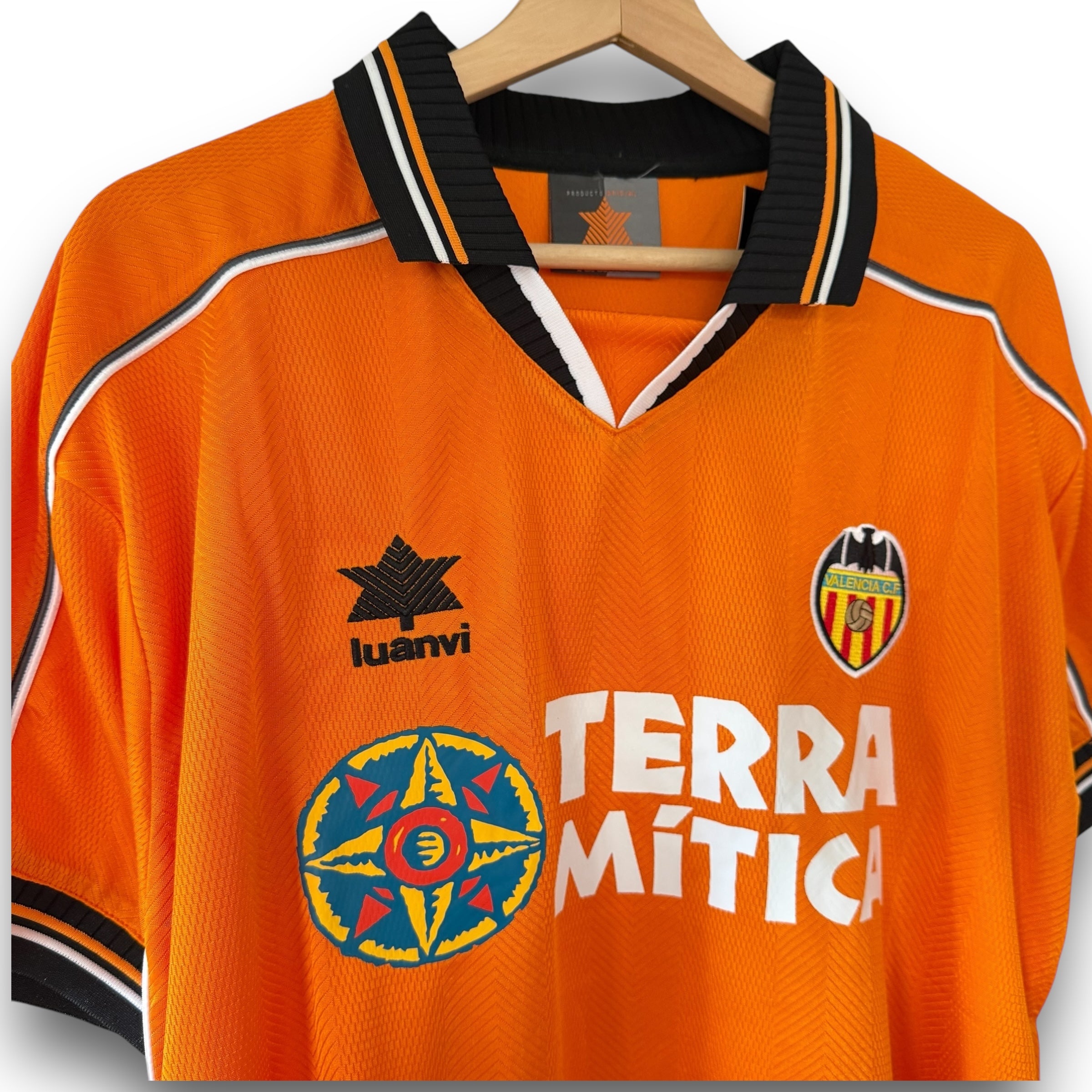 Camiseta Valencia CF 1999-2000 Local manga corta para adulto - Imagen 2