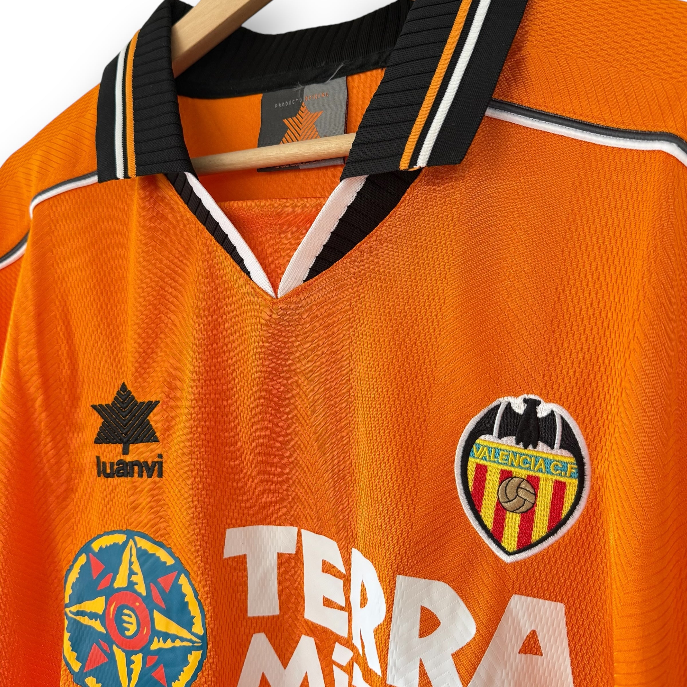 Camiseta Valencia CF 1999-2000 Local manga corta para adulto - Imagen 3