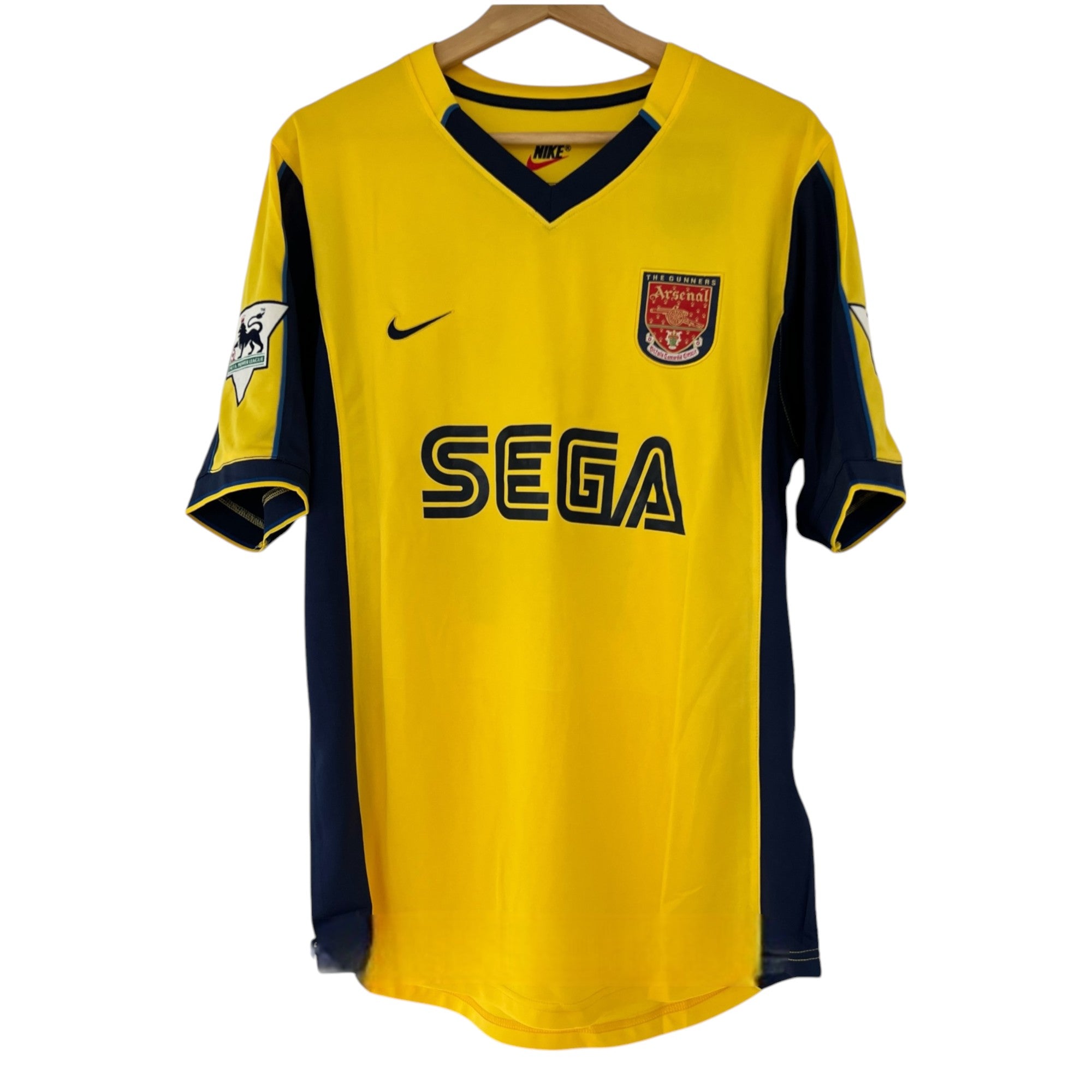 Camiseta Arsenal 1999-00 Visitante manga corta para adulto
