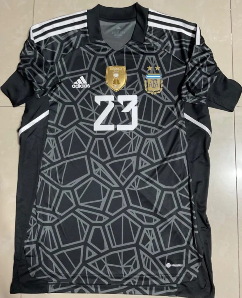 Equipación de portero de Argentina 2021/2022