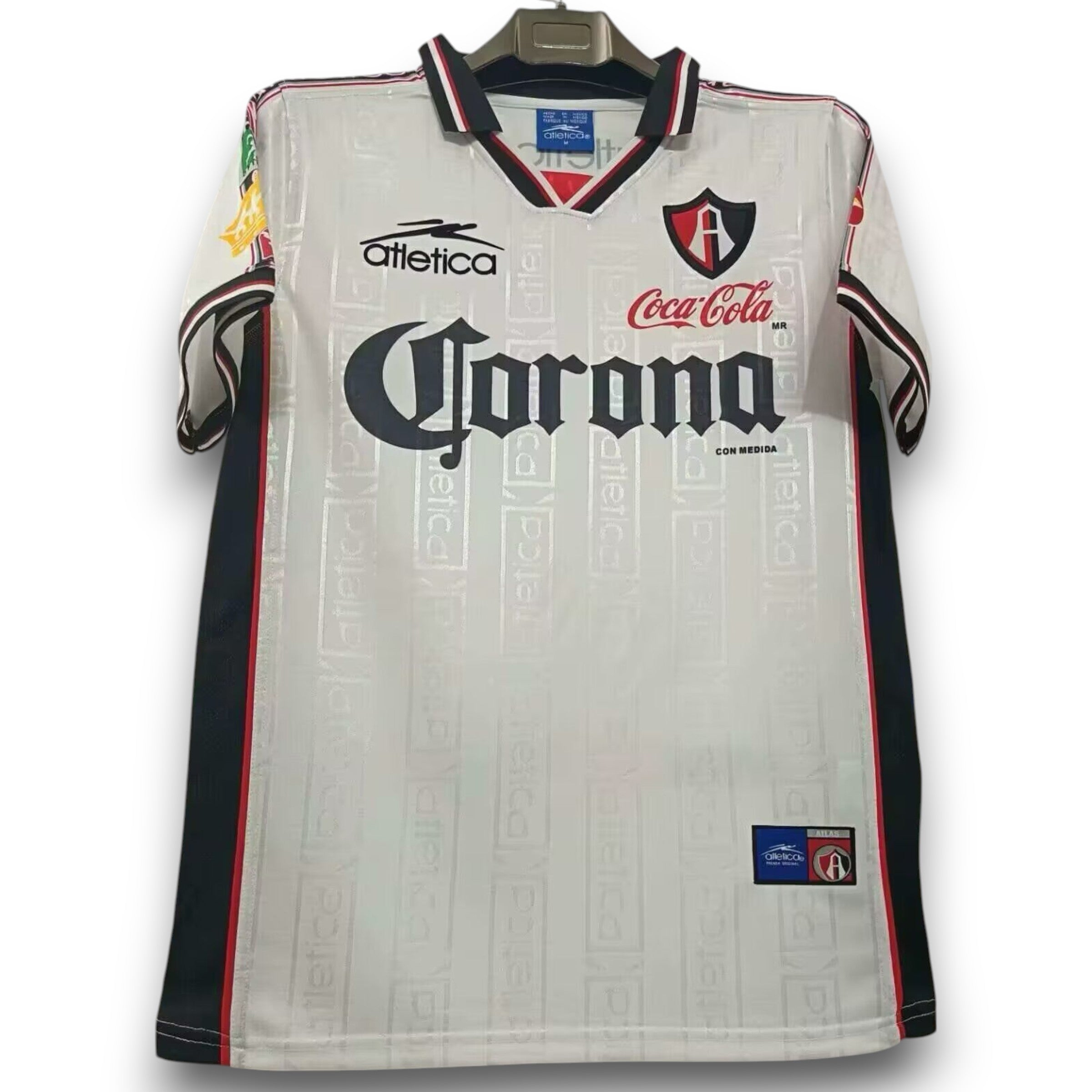 Camiseta Atlas 1999-2000 Visitante manga corta para adulto